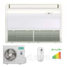 Інверторні КОНДИЦІОНЕР спліт-системи напольно-стельові ТИПУ HISENSE HEAVY DC INVERTER AUV-24UR4SFA3
