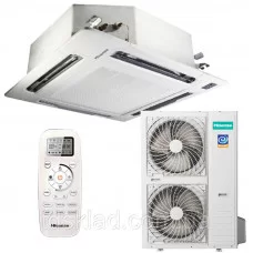 Інверторні КОНДИЦІОНЕР спліт-системи КАСЕТНОГО ТИПУ HISENSE HEAVY DC INVERTER AUC-48UR6SPHB3